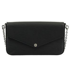 Louis Vuitton Epi Pochette Felicie Noir Shoulder Bag